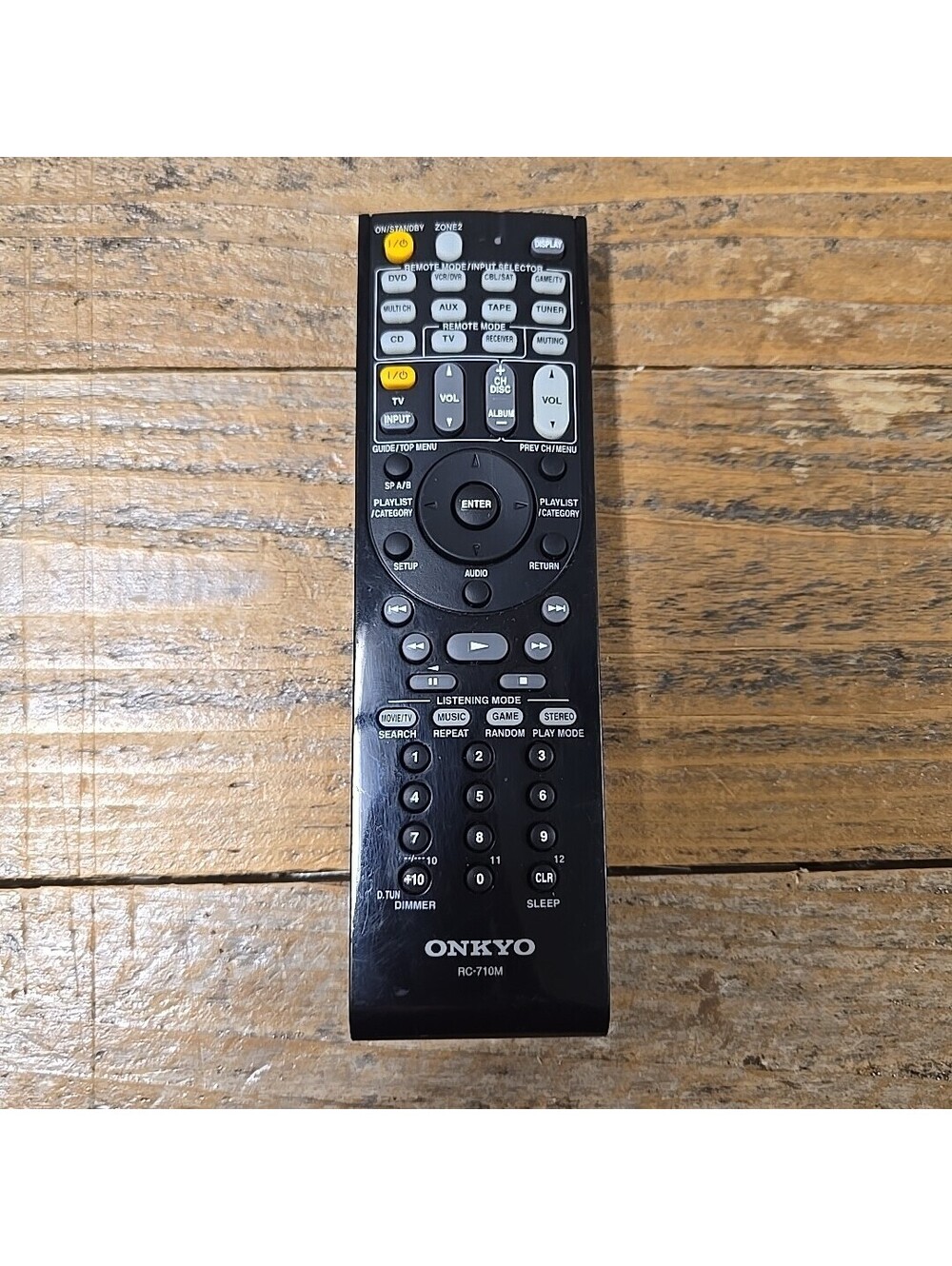 Genuine ONKYO RC-710M AV Receiver Remote Control Tested/Works (B3)